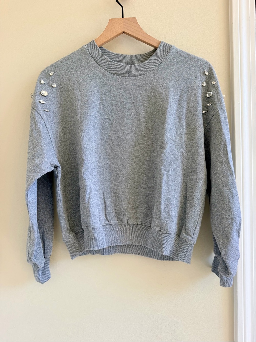 Clare V Le Drop - Grey w/ Stones original $225